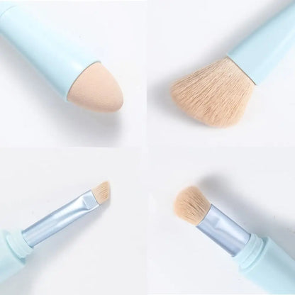 GlamGo 4-in-1 Makeup Brush Set