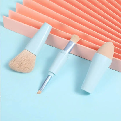 GlamGo 4-in-1 Makeup Brush Set